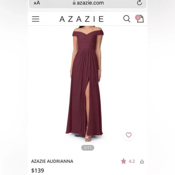 azazie bridesmaid dresses cabernet Azazie Blake pleated gown cabernet NWT – Cape Cod Fashionista